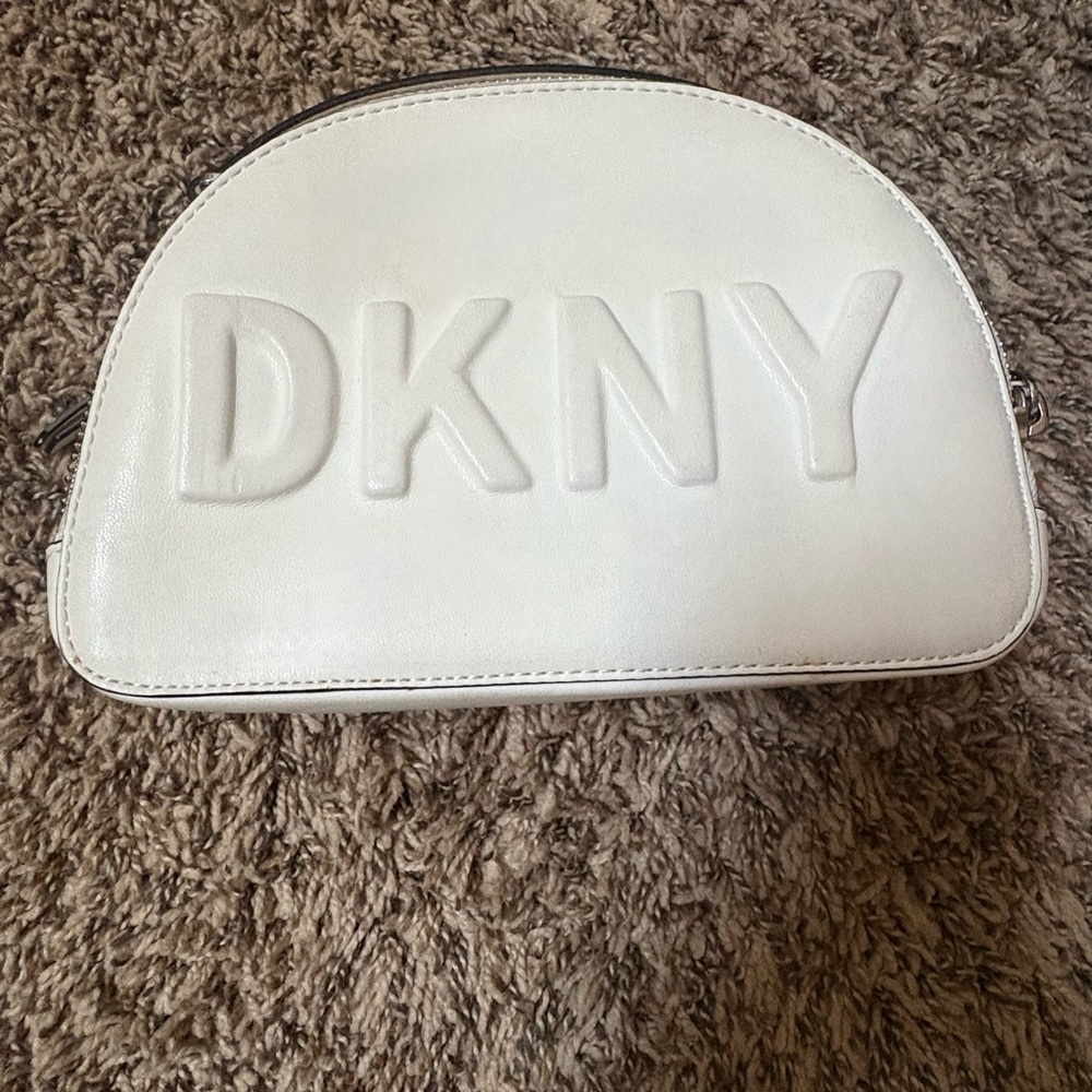 DKNY Ivory Leather Bag